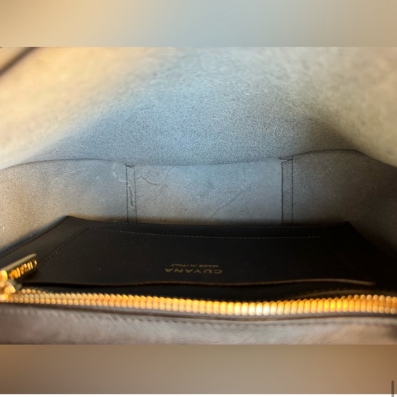 NWOT Cuyana Classic Saddle Bag in Black Smooth Leather - Picture 14 of 15